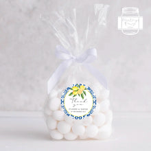 Load image into Gallery viewer, Amalfi Lemon Style Wedding Thank You Stickers Favours Stickers