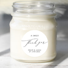 Load image into Gallery viewer, A Sweet Thank You Minimalist Style Wedding Thank You Stickers Favours Stickers