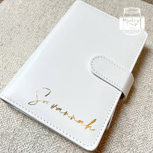 Load image into Gallery viewer, Personalised A6 Budget Planner Binder with 6 Zipper Inserts
