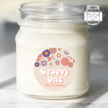 Load image into Gallery viewer, Groovy Floral Style Stickers Kids Birthday Party Stickers