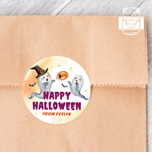 Load image into Gallery viewer, Halloween boo Ghost Style Favour Stickers, Halloween Stickers
