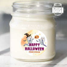Load image into Gallery viewer, Halloween boo Ghost Style Favour Stickers, Halloween Stickers