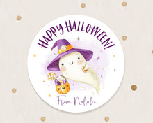 Load image into Gallery viewer, Halloween Little Ghost Style Favour Stickers, Halloween Stickers