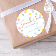 Load image into Gallery viewer, Confetti Style Birthday Party Stickers Birthday Stickers