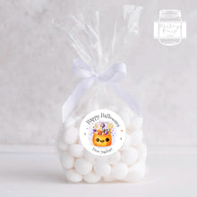 Load image into Gallery viewer, Halloween Cute Pumpkin Style Favour Stickers, Halloween Stickers