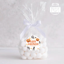 Load image into Gallery viewer, Halloween Watercolour Pumpkin Style Favour Stickers