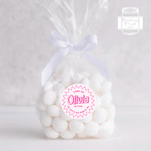 Load image into Gallery viewer, "Let's go Party!" Pink Girly Style Birthday Party Stickers