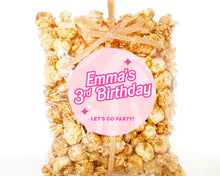Load image into Gallery viewer, Retro Pink Girly Style Birthday Party Stickers