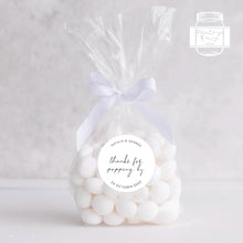 Load image into Gallery viewer, Thank You for Poppy By Minimalist Style Wedding Thank You Stickers Favours Stickers