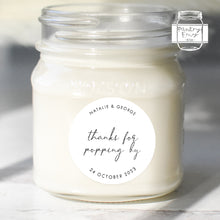 Load image into Gallery viewer, Thank You for Poppy By Minimalist Style Wedding Thank You Stickers Favours Stickers