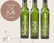 Load image into Gallery viewer, Personalised Oil and Vinegar Bottle Sticker