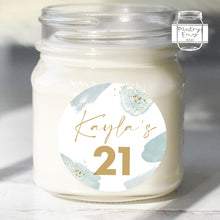 Load image into Gallery viewer, 21st Birthday Watercolour Style Birthday Party Stickers Favour Stickers