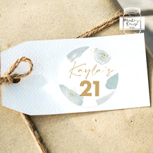 Load image into Gallery viewer, 21st Birthday Watercolour Style Birthday Party Stickers Favour Stickers