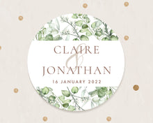Load image into Gallery viewer, Greenery Style Wedding Thank You Stickers