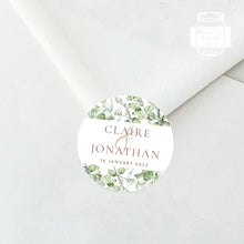 Load image into Gallery viewer, Greenery Style Wedding Thank You Stickers