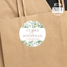 Load image into Gallery viewer, Greenery Style Wedding Thank You Stickers
