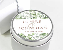 Load image into Gallery viewer, Greenery Style Wedding Thank You Stickers