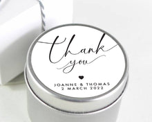Load image into Gallery viewer, Elegant Minimalist Style Wedding Thank You Stickers