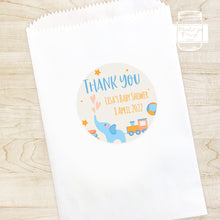 Load image into Gallery viewer, Cute Elephant Baby Shower Thank You Stickers Favour Stickers