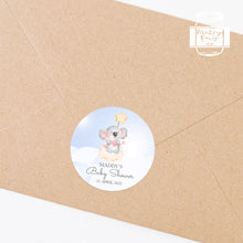Load image into Gallery viewer, Cute Koala Baby Shower Thank You Stickers Favour Stickers