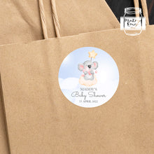 Load image into Gallery viewer, Cute Koala Baby Shower Thank You Stickers Favour Stickers