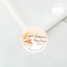 Load image into Gallery viewer, Cute Deer Baby Shower Thank You Stickers Favour Stickers