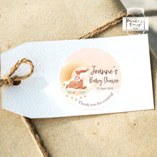 Load image into Gallery viewer, Cute Deer Baby Shower Thank You Stickers Favour Stickers