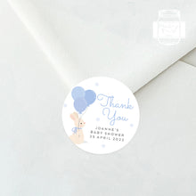 Load image into Gallery viewer, Cute Bunny Style Baby Shower Thank You Stickers