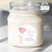 Load image into Gallery viewer, Cute Bunny Style Baby Shower Thank You Stickers