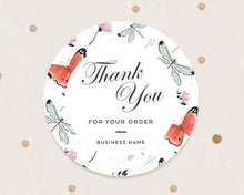 Load image into Gallery viewer, Elegant Butterfly Style Thank You Stickers