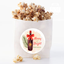 Load image into Gallery viewer, Personalised Christmas Wine Watercolour Illustration Style Gift Stickers Present Stickers