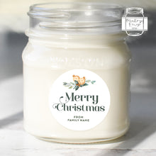 Load image into Gallery viewer, Christmas Stickers Custom Merry Christmas Present Stickers Greenery Stickers Gift Stickers