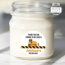 Load image into Gallery viewer, Construction Style Kids Birthday Party Stickers Boys Birthday Stickers