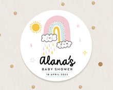 Load image into Gallery viewer, Cute Rain Cloud Baby Shower Thank You Stickers Favour Stickers