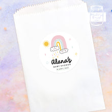 Load image into Gallery viewer, Cute Rain Cloud Baby Shower Thank You Stickers Favour Stickers