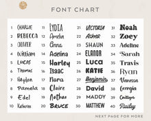 Load image into Gallery viewer, Round Style Personalised Name Permanent Vinyl Stickers