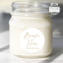 Load image into Gallery viewer, Minimalist Style Wedding Gold Foil Stickers Favours Stickers