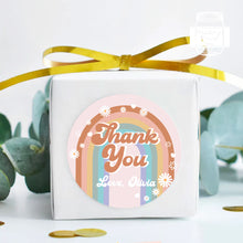 Load image into Gallery viewer, Groovy Style Stickers Kids Birthday Party Stickers Thank You Stickers