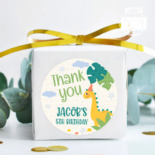 Load image into Gallery viewer, Hand Drawn Dinosaur Kids Birthday Party Stickers