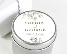 Load image into Gallery viewer, Handrawn Floral Style Wedding Thank You Stickers