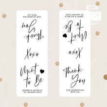 Load image into Gallery viewer, *Sticker Only* Mint to Be Wedding Favours Minimalist Style Tic Tac Stickers