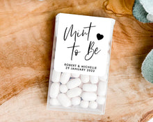 Load image into Gallery viewer, *Sticker Only* Mint to Be Wedding Favours Minimalist Style Tic Tac Stickers