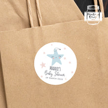 Load image into Gallery viewer, Cute Cloud and Star Style Baby Shower Thank You Stickers
