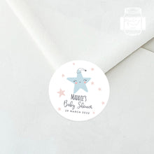 Load image into Gallery viewer, Cute Cloud and Star Style Baby Shower Thank You Stickers