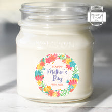 Load image into Gallery viewer, Personalised Happy Mother's Day Colourful Floral Style Gift Stickers