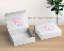 Load image into Gallery viewer, Mother's Day Best Mum ever Sticker DIY Mother's Day Gift Wine Glass Gift Box Stickers