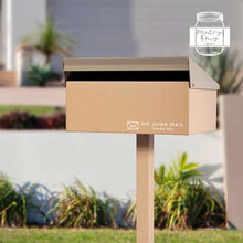 Load image into Gallery viewer, No Junk Mail Lettering Cut Style Vinyl Sticker No Junk Mail Please Sticker