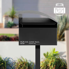 Load image into Gallery viewer, No Junk Mail Lettering Cut Style Vinyl Sticker No Junk Mail Please Sticker