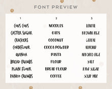 Load image into Gallery viewer, Premium Vinyl Storage Tub Fridge Label Custom Made Storage Tub Label