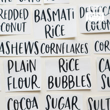 Load image into Gallery viewer, Pantry Organisation Personalised Pantry Labels